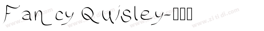 Fancy Quisley字体转换